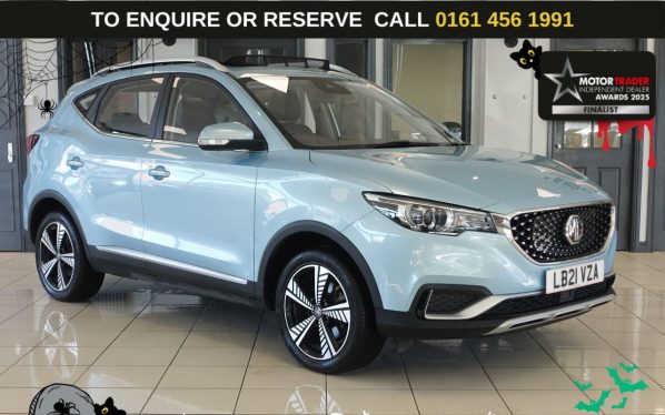 Used 2021 BLUE MG MG ZS SUV 44.5kWh Exclusive SUV 5dr Electric Auto (143 ps) (reg. 2021-05-28) for sale in Wilmslow
