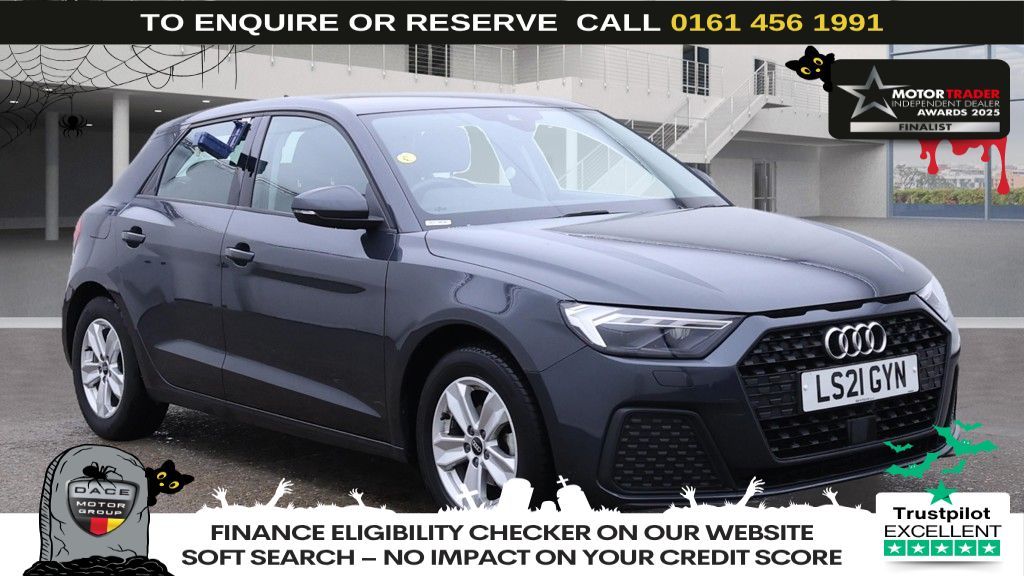 Used 2021 GREY AUDI A1 Hatchback 1.0 TFSI 25 Technik Sportback 5dr Petrol Manual Euro 6 (s/s) (95 ps) (reg. 2021-03-24) for sale in Wilmslow