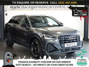 Used 2021 GREY AUDI Q2 SUV 1.5 TFSI CoD 35 Black Edition SUV 5dr Petrol Manual Euro 6 (s/s) (150 ps) (reg. 2021-03-03) for sale in Altrincham