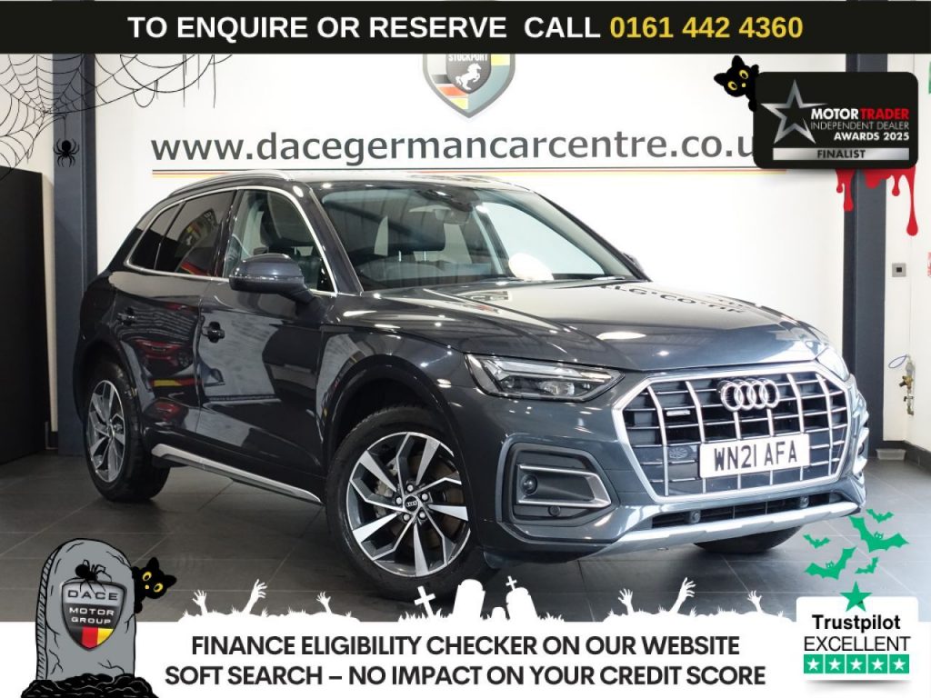 Used 2021 GREY AUDI Q5 SUV 2.0 TDI 40 Sport SUV 5dr Diesel S Tronic quattro Euro 6 (s/s) (204 ps) (reg. 2021-03-10) for sale in Altrincham