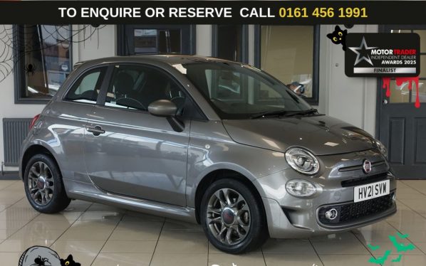 Used 2021 GREY FIAT 500 Hatchback 1.0 MHEV Sport Hatchback 3dr Petrol Manual Euro 6 (s/s) (70 bhp) (reg. 2021-03-31) for sale in Wilmslow