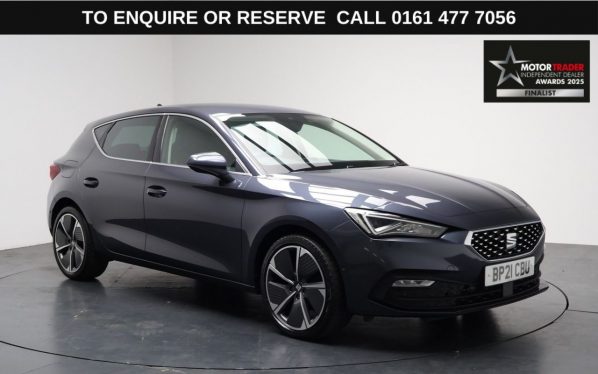 Used 2021 GREY SEAT LEON Hatchback 1.5 TSI EVO XCELLENCE Lux Hatchback 5dr Petrol Manual Euro 6 (s/s) (150 ps) (reg. 2021-06-10) for sale in Stockport