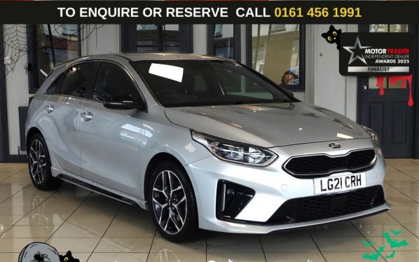 Used 2021 SILVER KIA CEED Hatchback 1.5 T-GDi GT-Line Hatchback 5dr Petrol Manual Euro 6 (s/s) (158 bhp) (reg. 2021-07-23) for sale in Wilmslow