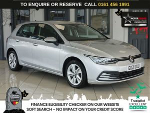 Used 2021 SILVER VOLKSWAGEN GOLF Hatchback 1.5 TSI Life Hatchback 5dr Petrol Manual Euro 6 (s/s) (130 ps) (reg. 2021-06-09) for sale in Wilmslow