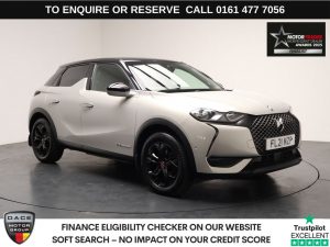 Used 2021 WHITE DS AUTOMOBILES DS 3 CROSSBACK SUV E-TENSE 50kWh Performance Line Crossback 5dr Electric Auto (136 ps) (reg. 2021-08-12) for sale in Stockport