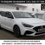 Used 2021 WHITE HYUNDAI I30 Hatchback 1.5 T-GDi MHEV N Line Fastback 5dr Petrol Hybrid Manual Euro 6 (s/s) (159 ps) (reg. 2021-03-12) for sale in Stockport