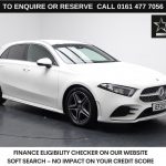 Used 2021 WHITE MERCEDES-BENZ A-CLASS Hatchback 1.3 A180 AMG Line Hatchback 5dr Petrol Manual Euro 6 (s/s) (136 ps) (reg. 2021-06-25) for sale in Stockport