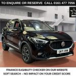 Used 2022 BLACK MG MG ZS SUV 1.5 VTi-TECH Exclusive SUV 5dr Petrol Manual Euro 6 (s/s) (106 ps) (reg. 2022-02-11) for sale in Stockport