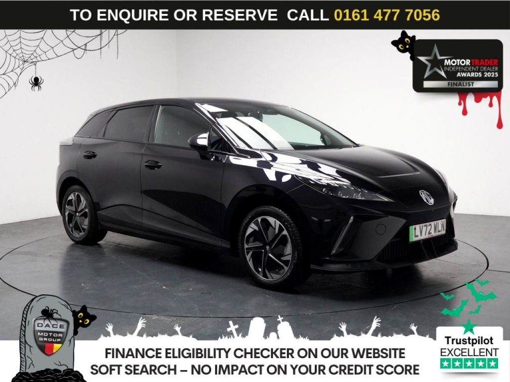 Used 2022 BLACK MG Mg4 Hatchback 64kWh Trophy Long Range Hatchback 5dr Electric Auto (203 ps) (reg. 2022-11-17) for sale in Stockport