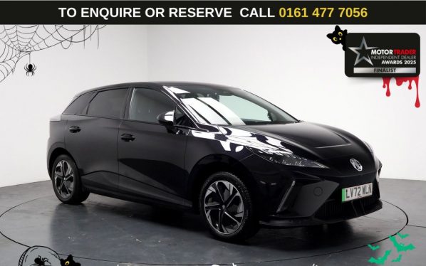 Used 2022 BLACK MG Mg4 Hatchback 64kWh Trophy Long Range Hatchback 5dr Electric Auto (203 ps) (reg. 2022-11-17) for sale in Stockport