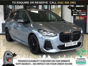 Used 2022 GREY BMW 2 SERIES ACTIVE TOURER MPV 1.5 220i MHT M Sport MPV 5dr Petrol Hybrid DCT Euro 6 (s/s) (156 ps) (reg. 2022-08-01) for sale in Wilmslow