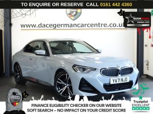 Used 2022 GREY BMW 2 SERIES Coupe 2.0 220d MHT M Sport Coupe 2dr Diesel Hybrid Auto Euro 6 (s/s) (190 ps) £2530 EXTRAS (reg. 2022-02-11) for sale in Altrincham