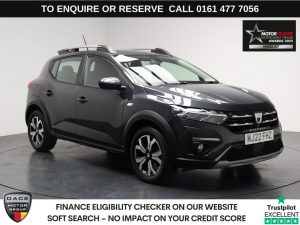 Used 2022 GREY DACIA SANDERO STEPWAY Hatchback 1.0 TCe Prestige Hatchback 5dr Petrol Manual Euro 6 (s/s) (90 ps) (reg. 2022-04-20) for sale in Stockport