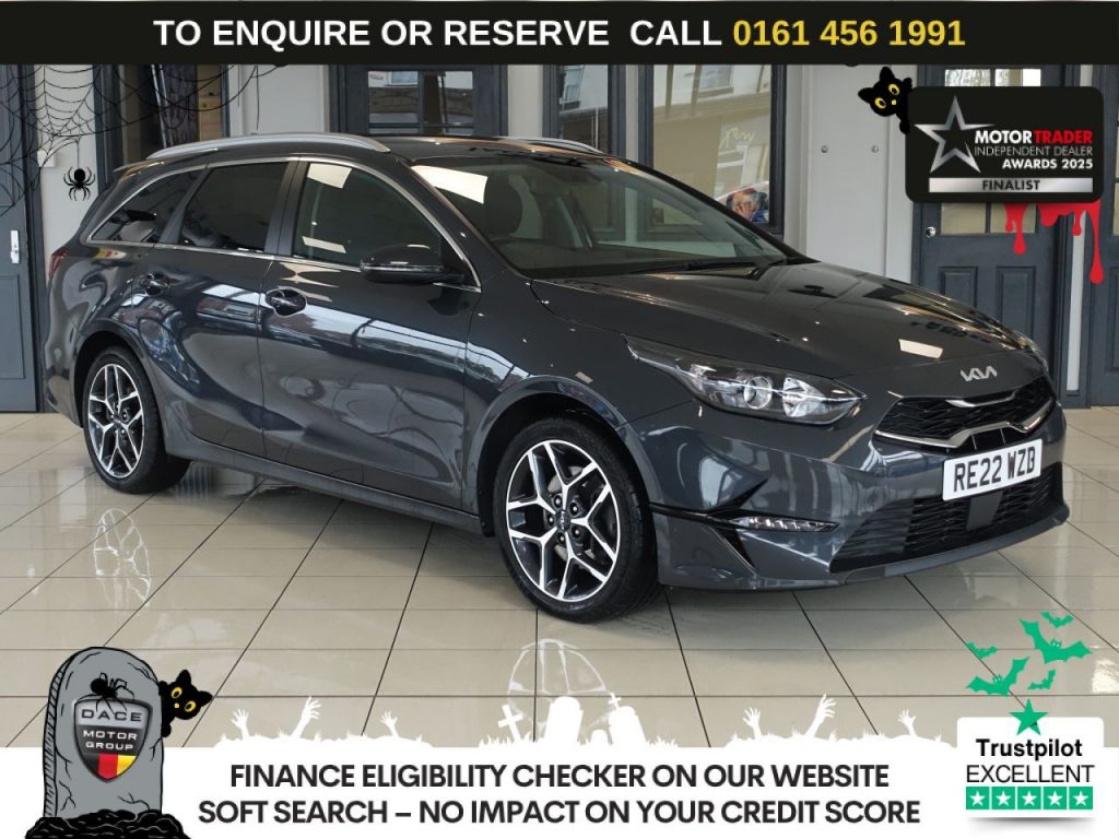 Used 2022 GREY KIA CEED Estate 1.5 T-GDi 3 Sportswagon 5dr Petrol Manual Euro 6 (s/s) (158 bhp) (reg. 2022-06-20) for sale in Wilmslow