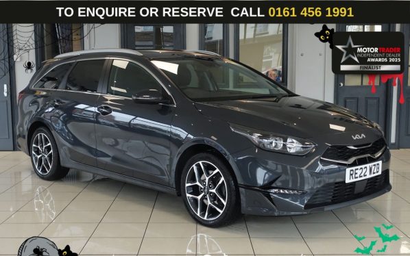 Used 2022 GREY KIA CEED Estate 1.5 T-GDi 3 Sportswagon 5dr Petrol Manual Euro 6 (s/s) (158 bhp) (reg. 2022-06-20) for sale in Wilmslow