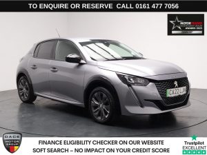 Used 2022 GREY PEUGEOT E-208 Hatchback 50kWh Allure Premium Hatchback 5dr Electric Auto (7kW Charger) (136 ps) (reg. 2022-07-30) for sale in Stockport