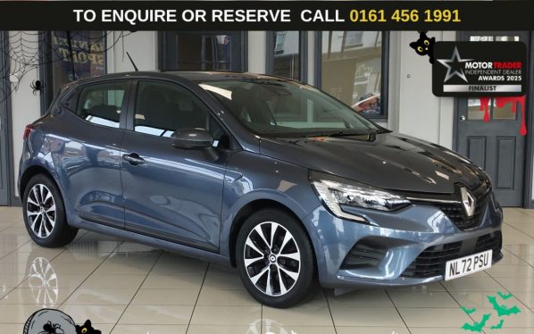 Used 2022 GREY RENAULT CLIO Hatchback 1.0 TCe Iconic Edition Hatchback 5dr Petrol Manual Euro 6 (s/s) (90 ps) (reg. 2022-09-27) for sale in Wilmslow