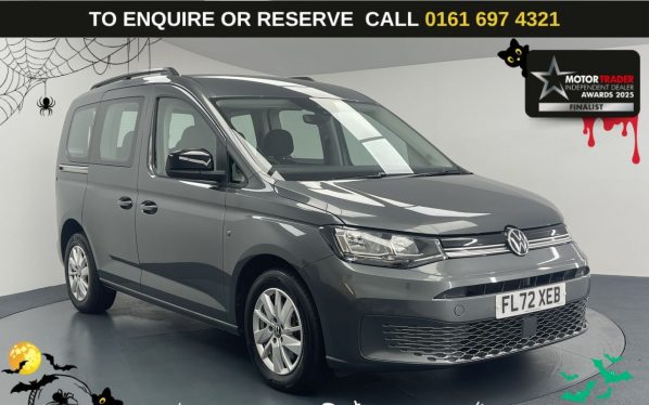 Used 2022 GREY VOLKSWAGEN CADDY MPV 2.0 TDI Life MPV 5dr Diesel DSG Euro 6 (s/s) (122 ps) (reg. 2022-09-26) for sale in Manchester