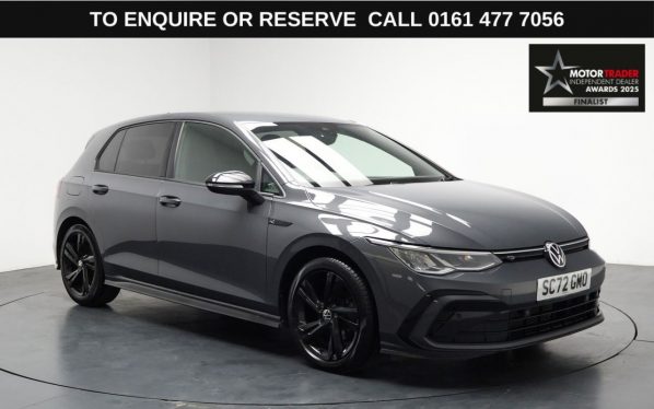 Used 2022 GREY VOLKSWAGEN GOLF Hatchback 1.5 TSI R-Line Hatchback 5dr Petrol Manual Euro 6 (s/s) (150 ps) (reg. 2022-11-21) for sale in Stockport