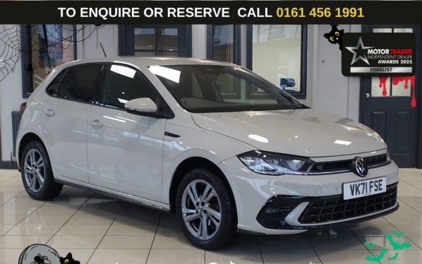 Used 2022 GREY VOLKSWAGEN POLO Hatchback 1.0 TSI R-Line Hatchback 5dr Petrol DSG Euro 6 (s/s) (95 ps) (reg. 2022-01-28) for sale in Wilmslow