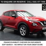 Used 2022 RED NISSAN JUKE SUV 1.0 DIG-T N-Connecta SUV 5dr Petrol Manual Euro 6 (s/s) (114 ps) (reg. 2022-01-13) for sale in Stockport