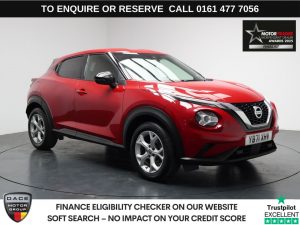 Used 2022 RED NISSAN JUKE SUV 1.0 DIG-T N-Connecta SUV 5dr Petrol Manual Euro 6 (s/s) (114 ps) (reg. 2022-01-13) for sale in Stockport