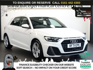 Used 2022 WHITE AUDI A1 Hatchback 1.0 TFSI 25 S line Sportback 5dr Petrol S Tronic Euro 6 (s/s) (95 ps) (reg. 2022-02-09) for sale in Altrincham