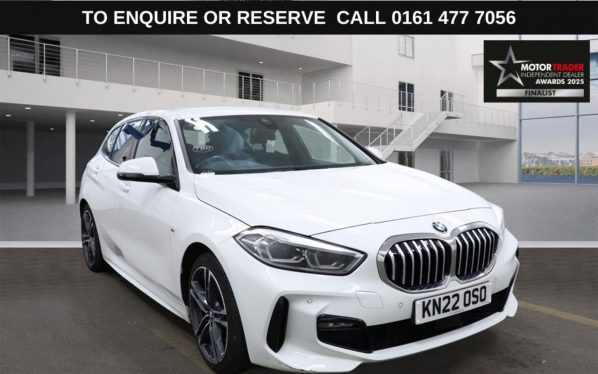 Used 2022 WHITE BMW 1 SERIES Hatchback 1.5 118i M Sport (LCP) Hatchback 5dr Petrol Manual Euro 6 (s/s) (136 ps) (reg. 2022-03-18) for sale in Stockport
