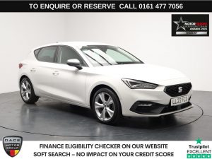 Used 2022 WHITE SEAT LEON Hatchback 1.5 TSI EVO FR Hatchback 5dr Petrol Manual Euro 6 (s/s) (130 ps) (reg. 2022-06-28) for sale in Stockport