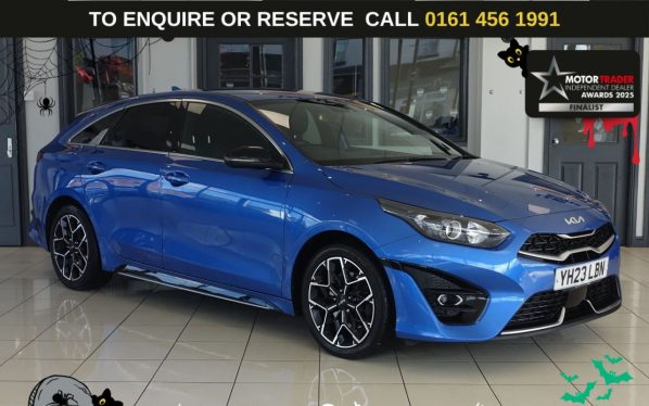 Used 2023 BLUE KIA PROCEED Estate 1.5 T-GDi GT-Line Shooting Brake 5dr Petrol Manual Euro 6 (s/s) (158 bhp) (reg. 2023-03-03) for sale in Wilmslow