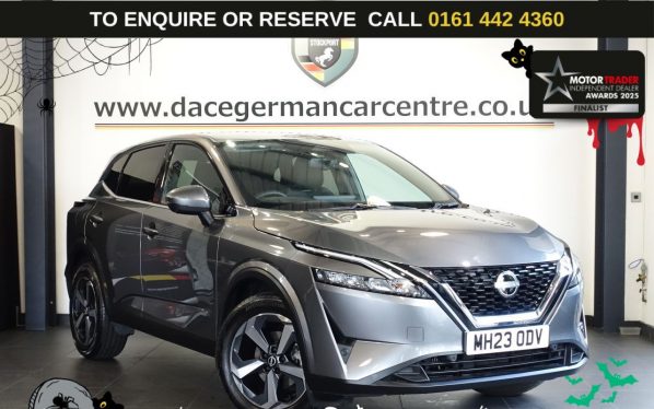 Used 2023 GREY NISSAN QASHQAI SUV 1.3 DIG-T MHEV N-Connecta SUV 5dr Petrol Hybrid XTRON Euro 6 (s/s) (158 ps) (reg. 2023-07-21) for sale in Altrincham