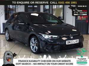 Used 2023 GREY VOLKSWAGEN GOLF Hatchback 1.5 TSI R-Line Hatchback 5dr Petrol Manual Euro 6 (s/s) (130 ps) (reg. 2023-03-13) for sale in Wilmslow