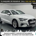 Used 2023 WHITE AUDI A3 Hatchback 1.0 TFSI 30 Sport Sportback 5dr Petrol S Tronic Euro 6 (s/s) (110 ps) (reg. 2023-10-13) for sale in Manchester