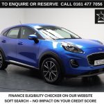 Used 2024 BLUE FORD PUMA SUV 1.0T EcoBoost MHEV Titanium SUV 5dr Petrol Hybrid Manual Euro 6 (s/s) (125 ps) (reg. 2024-01-12) for sale in Stockport
