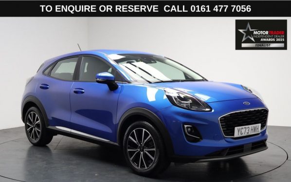 Used 2024 BLUE FORD PUMA SUV 1.0T EcoBoost MHEV Titanium SUV 5dr Petrol Hybrid Manual Euro 6 (s/s) (125 ps) (reg. 2024-01-12) for sale in Stockport