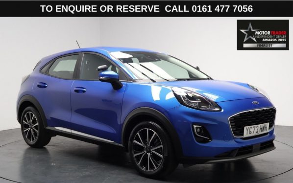 Used 2024 BLUE FORD PUMA SUV 1.0T EcoBoost MHEV Titanium SUV 5dr Petrol Hybrid Manual Euro 6 (s/s) (125 ps) (reg. 2024-01-12) for sale in Stockport