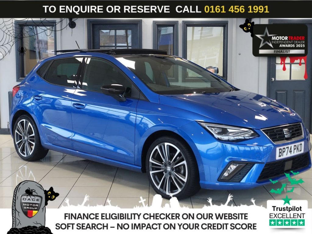Used 2025 BLUE SEAT IBIZA Hatchback 1.0 TSI Anniversary Limited Edition Hatchback 5dr Petrol DSG Euro 6 (s/s) (115 ps) (reg. 2025-01-31) for sale in Wilmslow