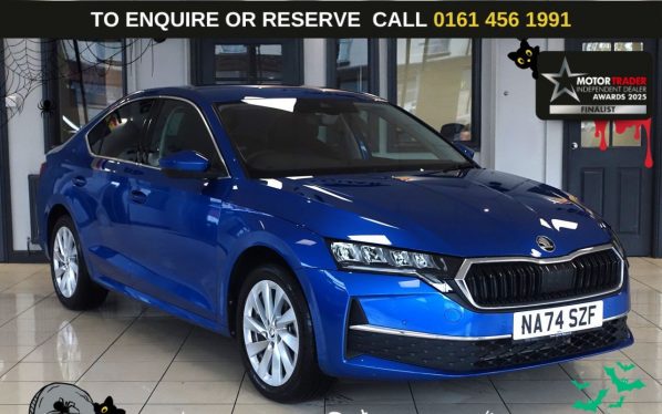 Used 2025 BLUE SKODA OCTAVIA Hatchback 1.5 TSI ACT SE L Hatchback 5dr Petrol Manual Euro 6 (s/s) (150 ps) (reg. 2025-01-24) for sale in Wilmslow