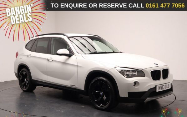 Used 2013 WHITE BMW X1 SUV 2.0 18d SE SUV 5dr Diesel Manual xDrive Euro 5 (s/s) (143 ps) (reg. 2013-06-28) for sale in Stockport