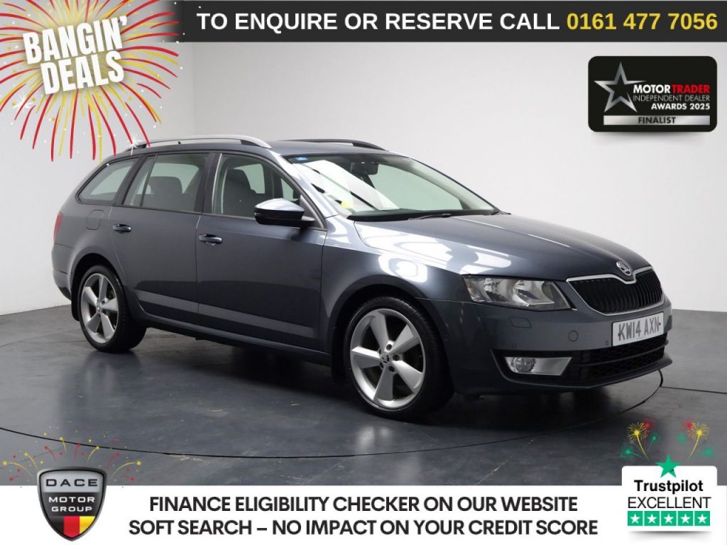 Used 2014 GREY SKODA OCTAVIA Estate 2.0 TDI Elegance Estate 5dr Diesel DSG Euro 5 (s/s) (150 ps) (reg. 2014-07-07) for sale in Stockport