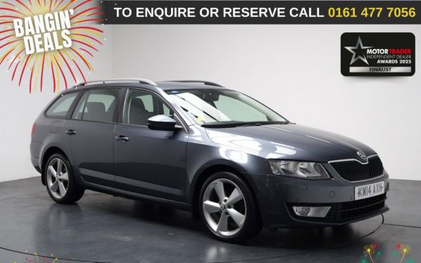 Used 2014 GREY SKODA OCTAVIA Estate 2.0 TDI Elegance Estate 5dr Diesel DSG Euro 5 (s/s) (150 ps) (reg. 2014-07-07) for sale in Stockport