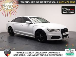 Used 2014 WHITE AUDI A6 SALOON Saloon 2.0 TDI ultra Black Edition Saloon 4dr Diesel S Tronic Euro 6 (s/s) (190 ps) (reg. 2014-06-20) for sale in Stockport