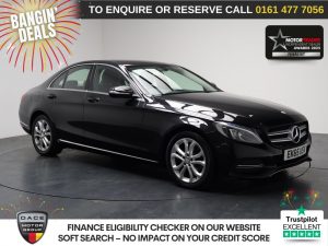 Used 2015 BLACK MERCEDES-BENZ C-CLASS Saloon 1.6 C200d Sport Saloon 4dr Diesel G-Tronic+ Euro 6 (s/s) (136 ps) (reg. 2015-10-26) for sale in Stockport