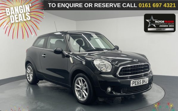 Used 2015 BLACK MINI PACEMAN COUPE SUV 1.6 Cooper SUV 3dr Petrol Manual Euro 5 (s/s) (122 ps) (reg. 2015-09-14) for sale in Manchester