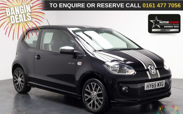 Used 2015 BLACK VOLKSWAGEN UP! Hatchback 1.0 Rock up! Hatchback 3dr Petrol Manual Euro 5 (75 ps) (reg. 2015-09-07) for sale in Stockport