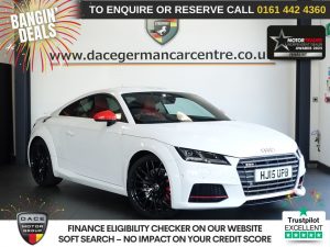 Used 2015 WHITE AUDI TTS Convertible 2.0 TFSI 2dr Petrol S Tronic quattro Euro 6 (s/s) (310 ps) (reg. 2015-05-21) for sale in Altrincham