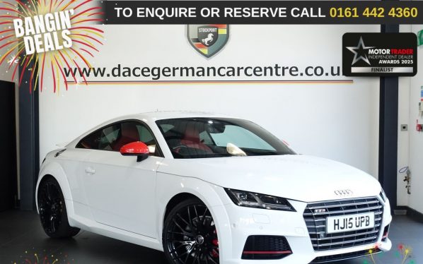 Used 2015 WHITE AUDI TTS Convertible 2.0 TFSI 2dr Petrol S Tronic quattro Euro 6 (s/s) (310 ps) (reg. 2015-05-21) for sale in Altrincham
