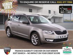 Used 2016 BEIGE SKODA OCTAVIA Estate 2.0 TDI SE L Estate 5dr Diesel DSG Euro 6 (s/s) (150 ps) (reg. 2016-05-31) for sale in Stockport