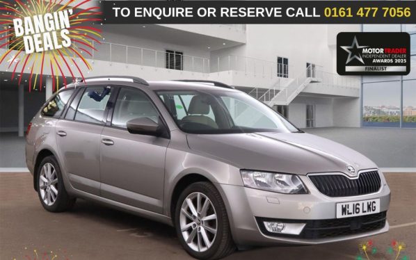 Used 2016 BEIGE SKODA OCTAVIA Estate 2.0 TDI SE L Estate 5dr Diesel DSG Euro 6 (s/s) (150 ps) (reg. 2016-05-31) for sale in Stockport
