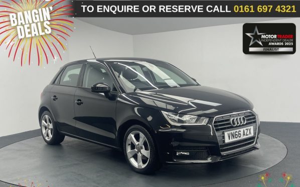 Used 2016 BLACK AUDI A1 Hatchback 1.0 TFSI Sport Sportback 5dr Petrol Manual Euro 6 (s/s) (95 ps) (reg. 2016-10-31) for sale in Manchester